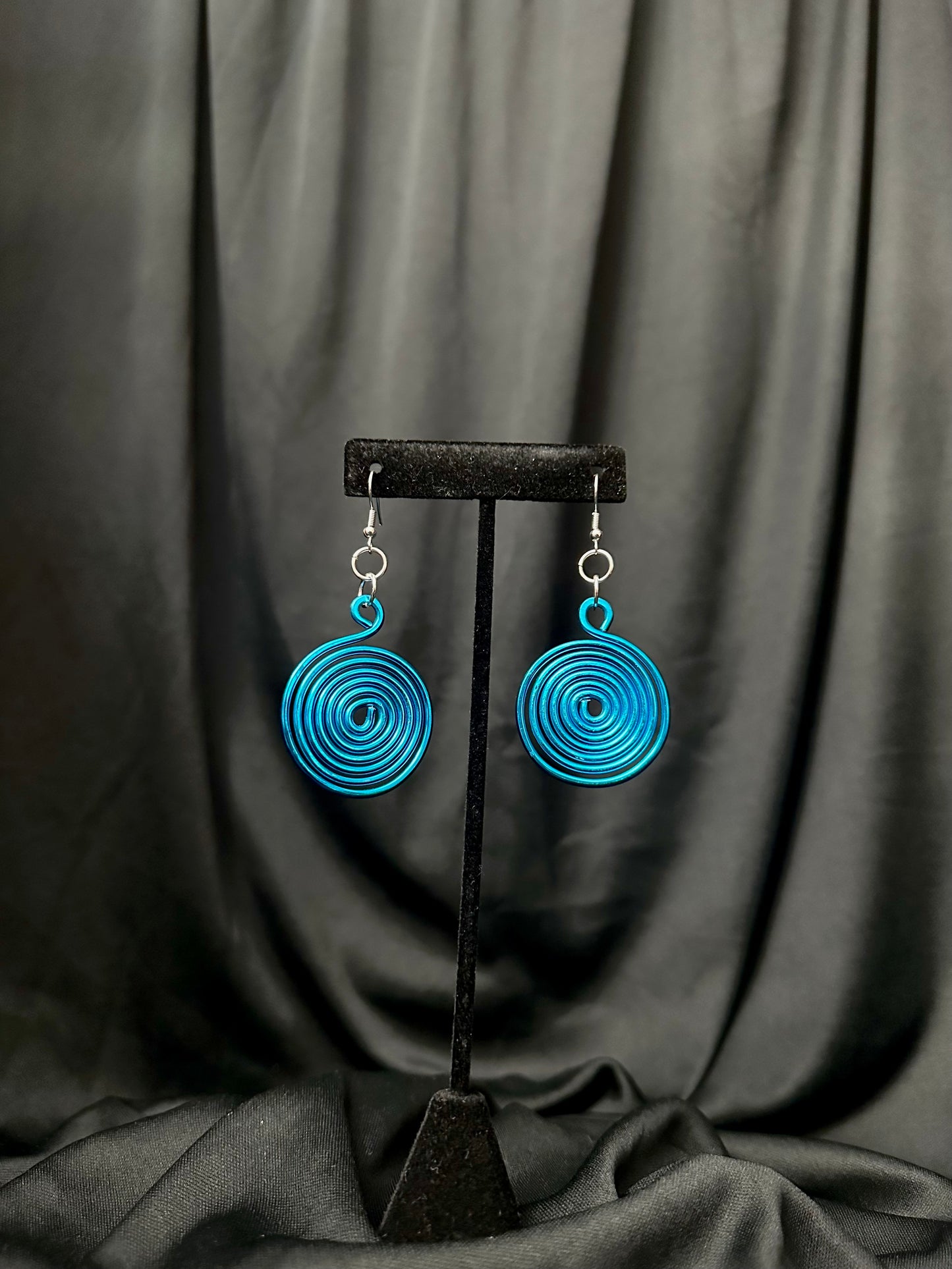 Whirlpool Earrings #6 (Turquoise)