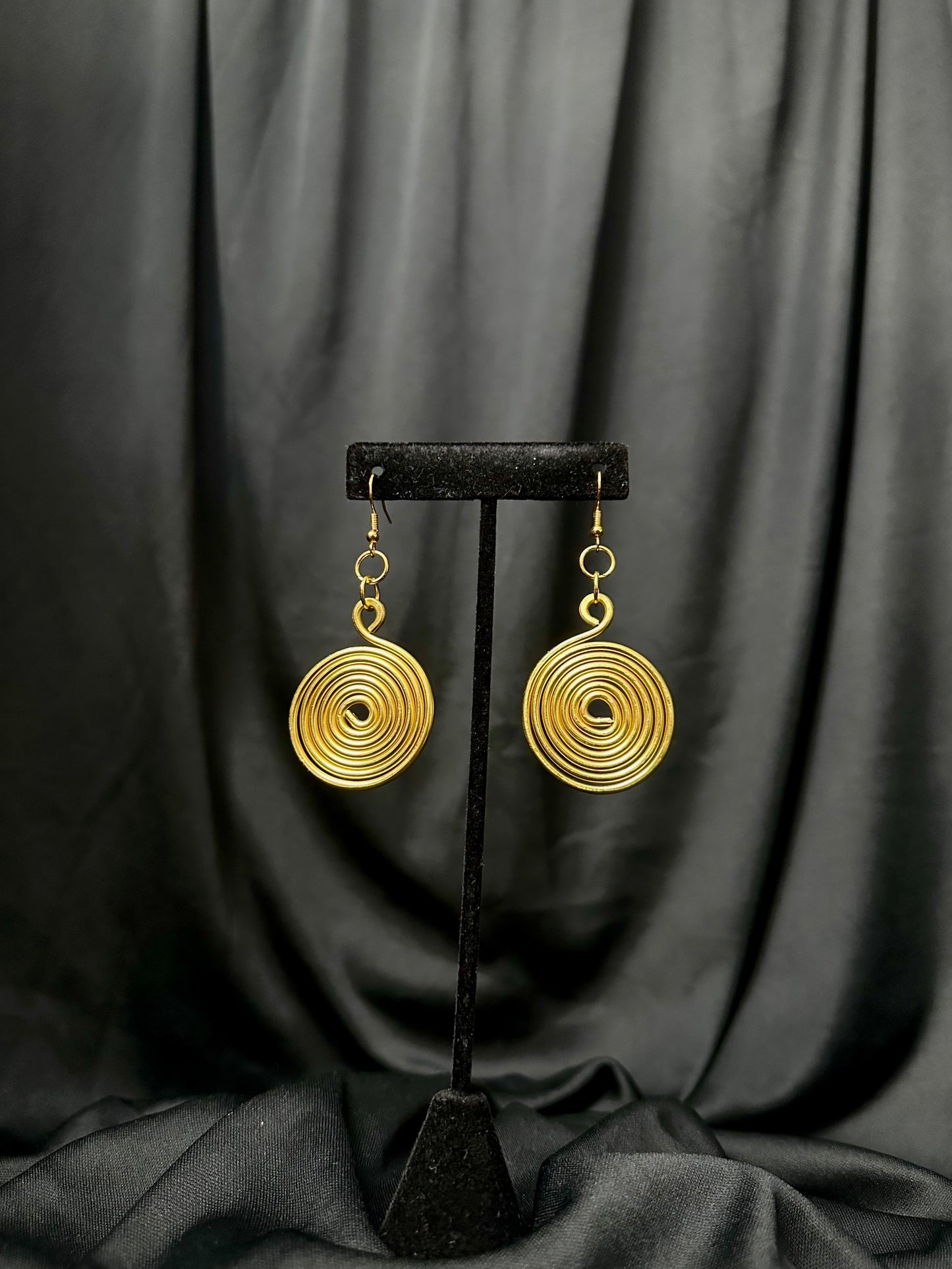 Whirlpool Earrings #2 (Gold)