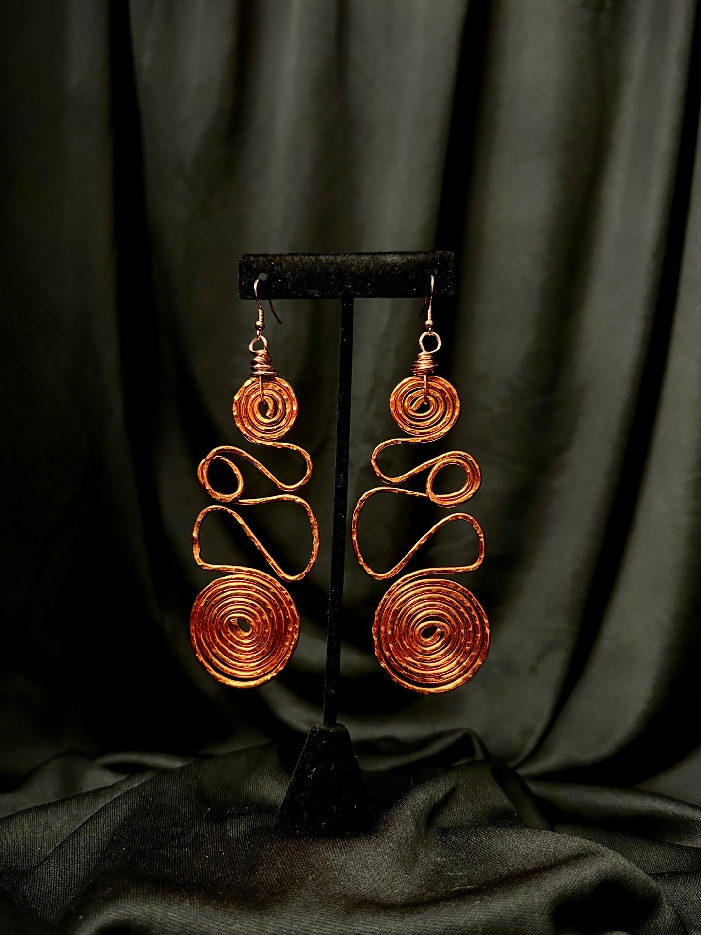 Waterfall Dangle Earrings #6 (Orange)