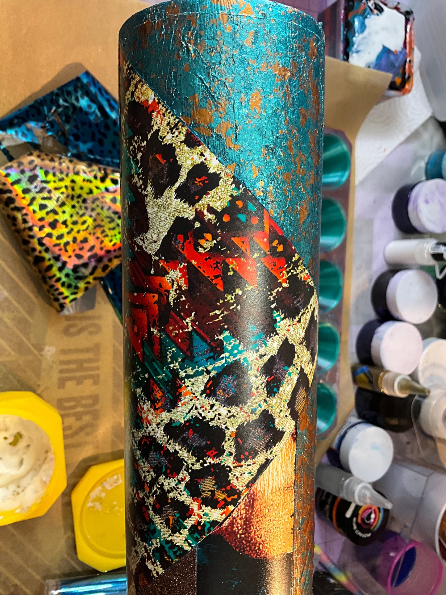 Western Mixed Media Tumbler