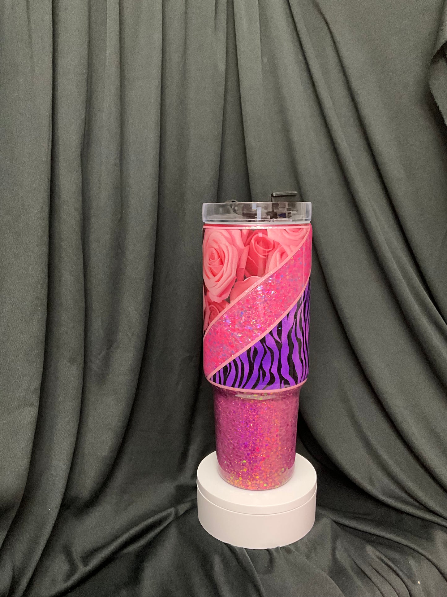 Ms. Dottie win Tumbler 40 oz handle