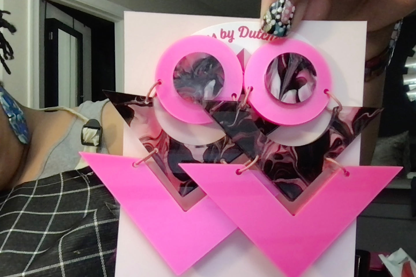 Deja Vue Stud Earrings restocked