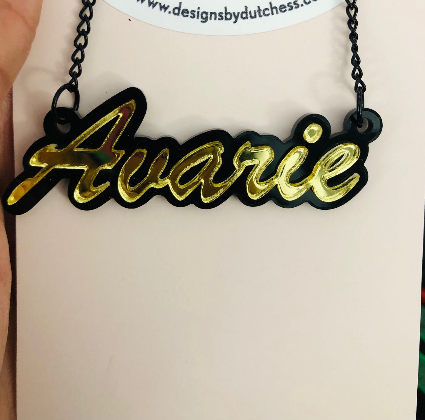 Custom Nameplate Necklace