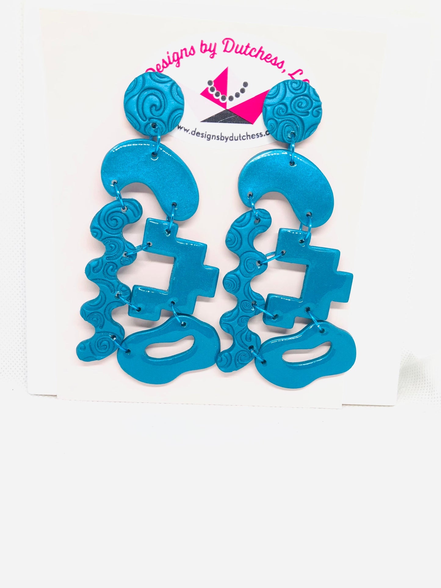 Abstract Showstopper Style #1 Retro Stud Earrings