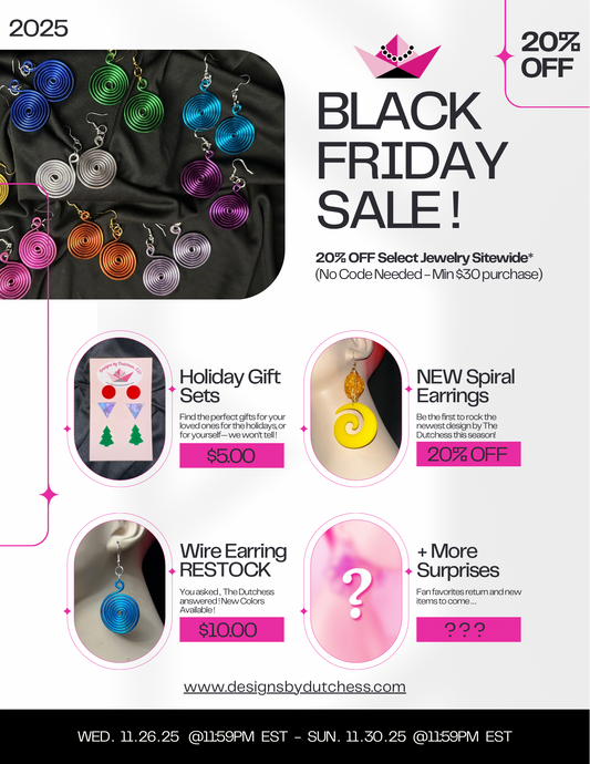 BLACK FRIDAY SALE DETAILS