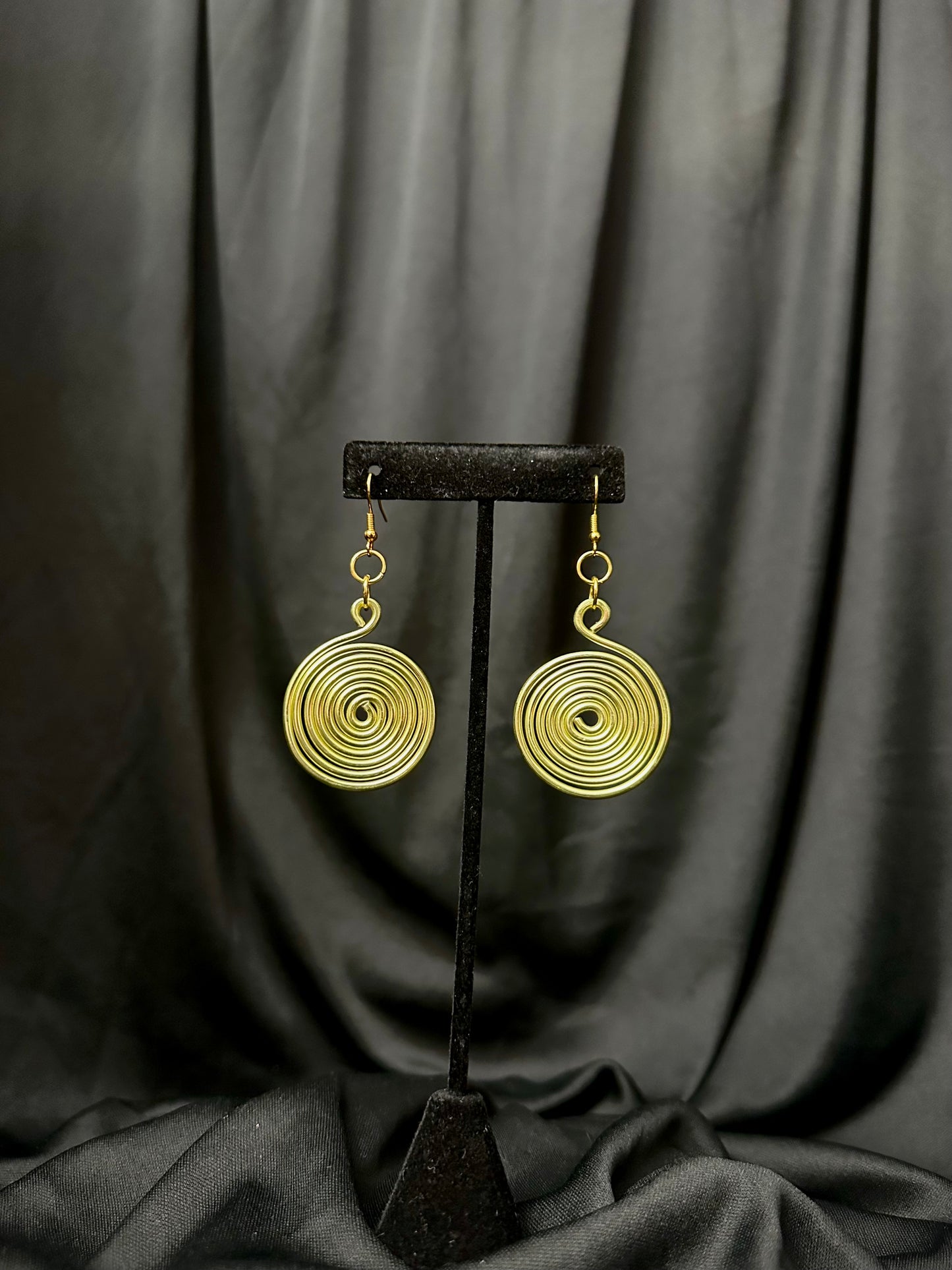 Whirlpool Earrings #11 (Lime)