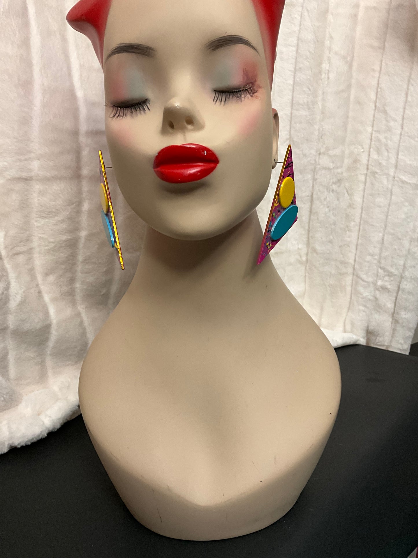 Dutchess Old School Stud #1 - Fuchsia Splatter