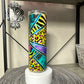 Lisa’s stain glass mixed mediaTumbler 30oz straight (Copy)