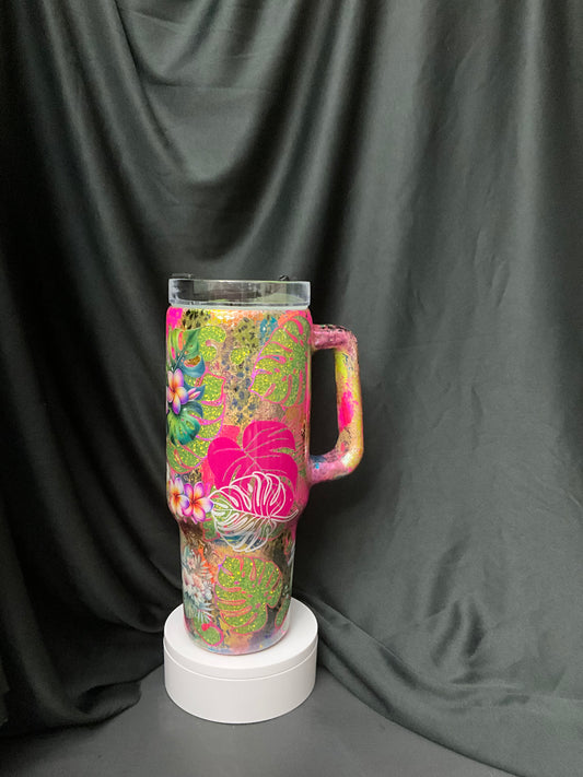 Amanda’s Tumbler 40 oz handle
