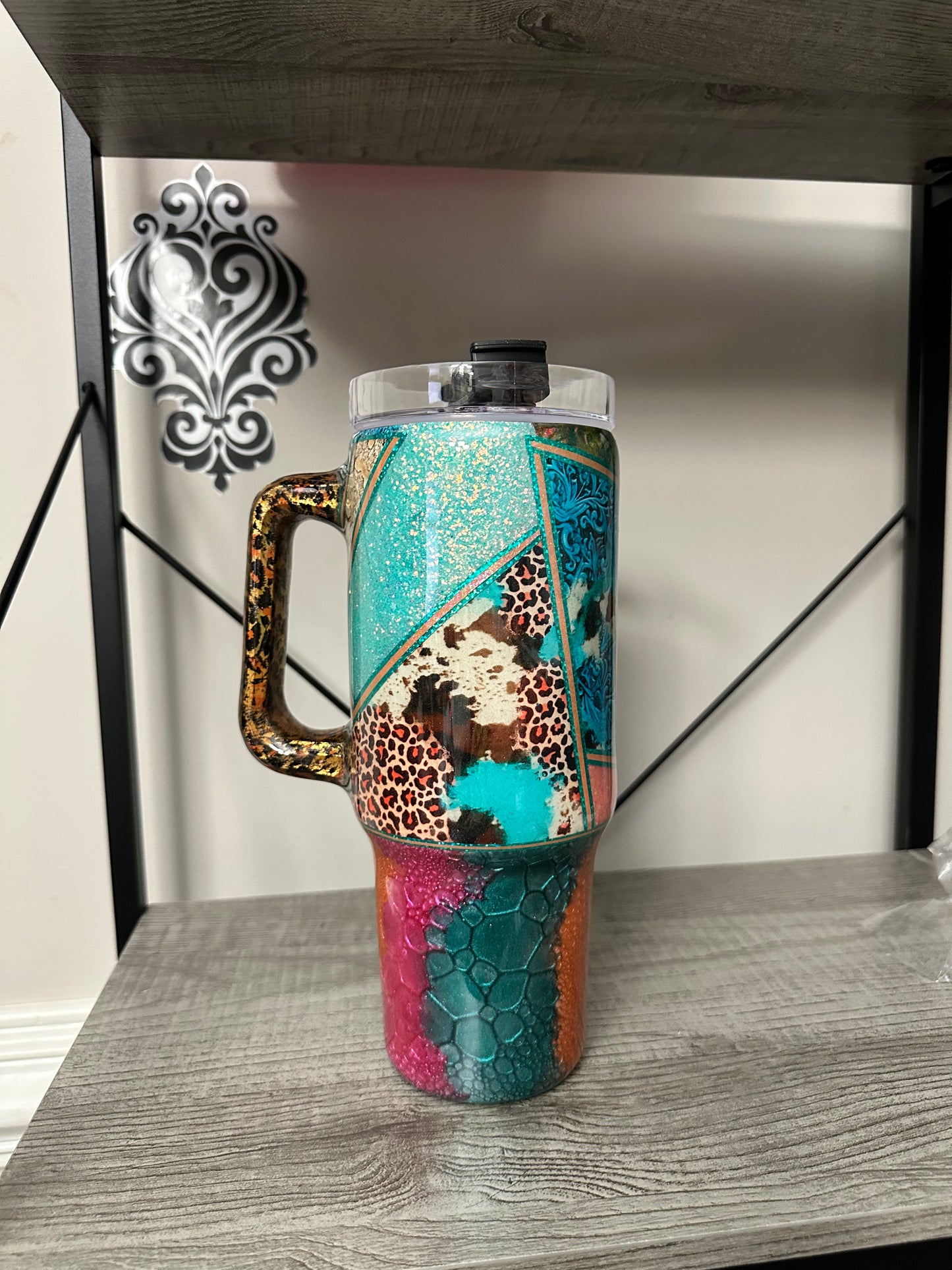 Misty win Tumbler 40 oz handle