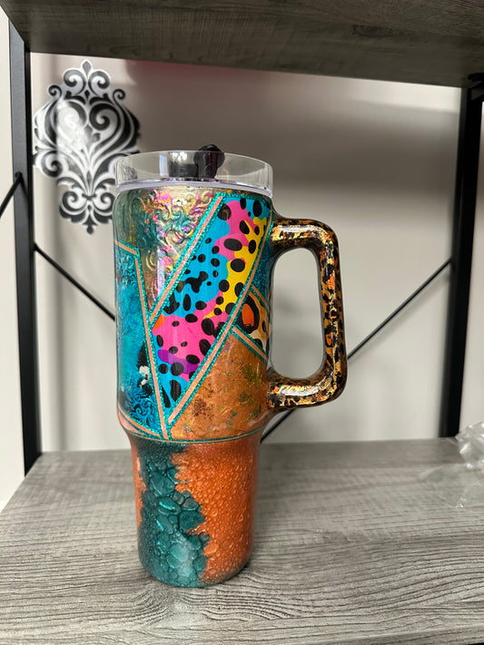 Misty win Tumbler 40 oz handle