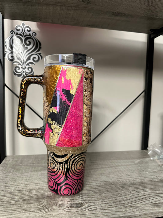 Regina win Tumbler 40 oz handle