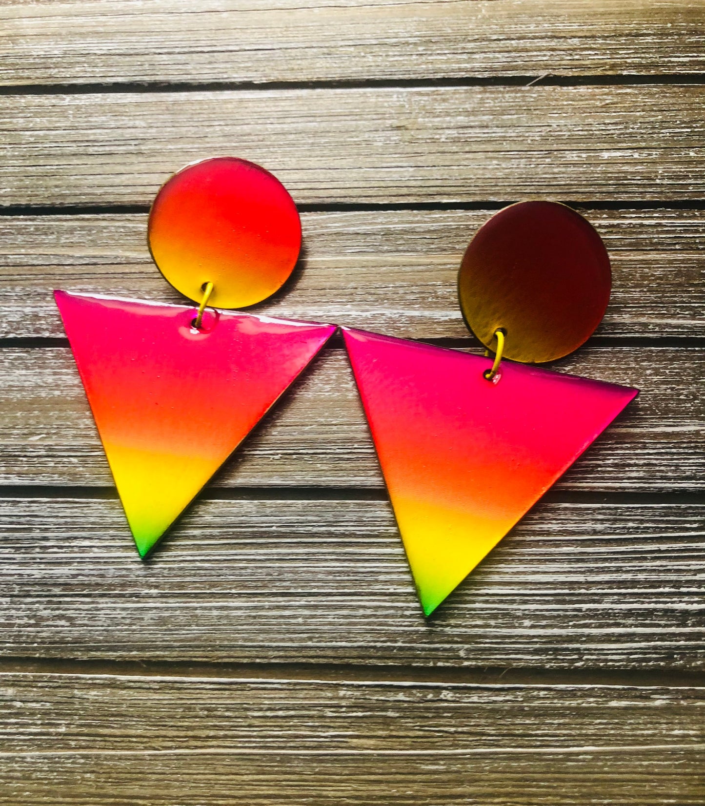 Triangular Vibe Stud Earrings