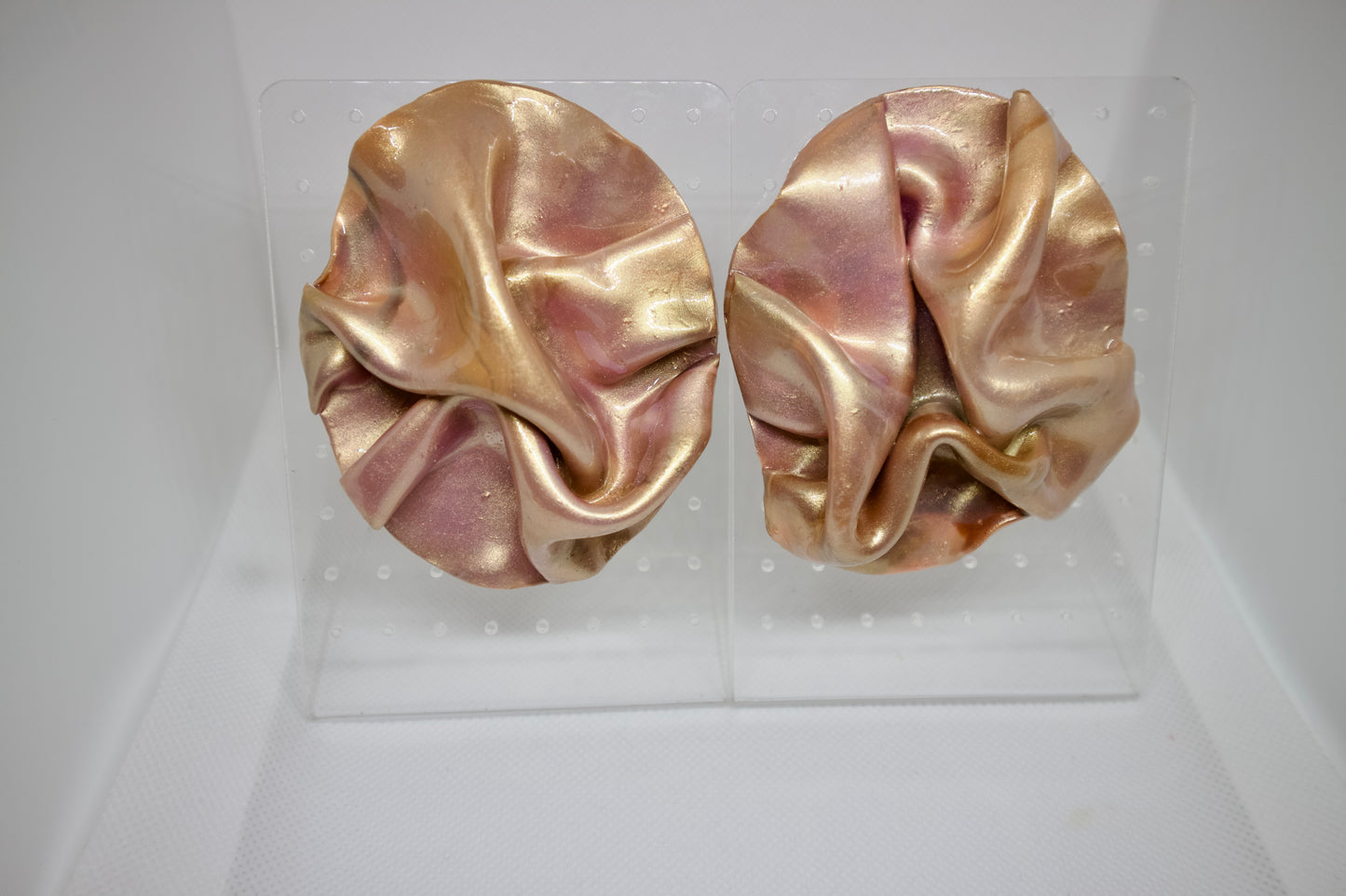 "The KeKe’s" Large Rose Gold Stud Earrings #1 - lightweight